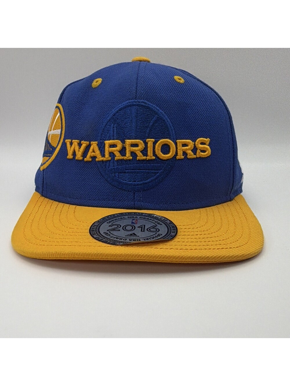 Adidas Golden State Warriors 2016 NBA Draft Snapback Hat Cap Blue Yellow OSFAβ